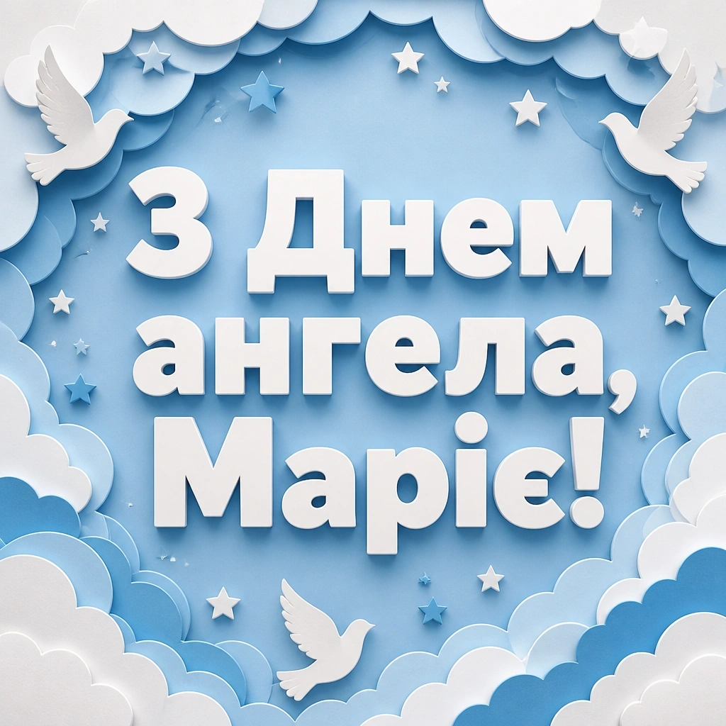 з днем ангела марії