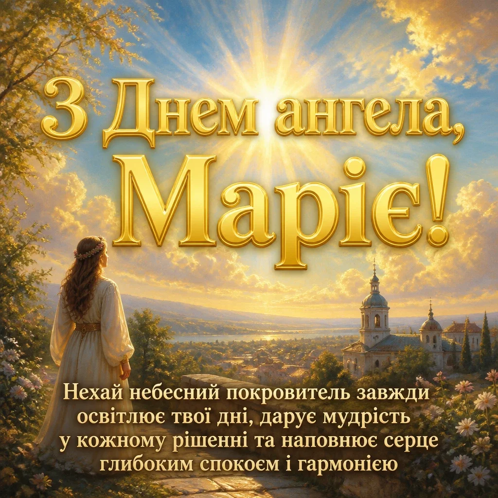 з днем ангела марії