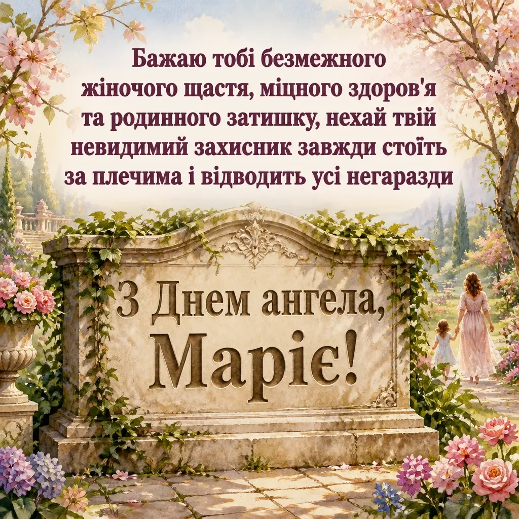 з днем ангела марії