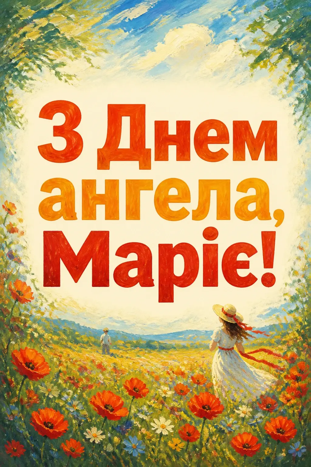 з днем ангела марії