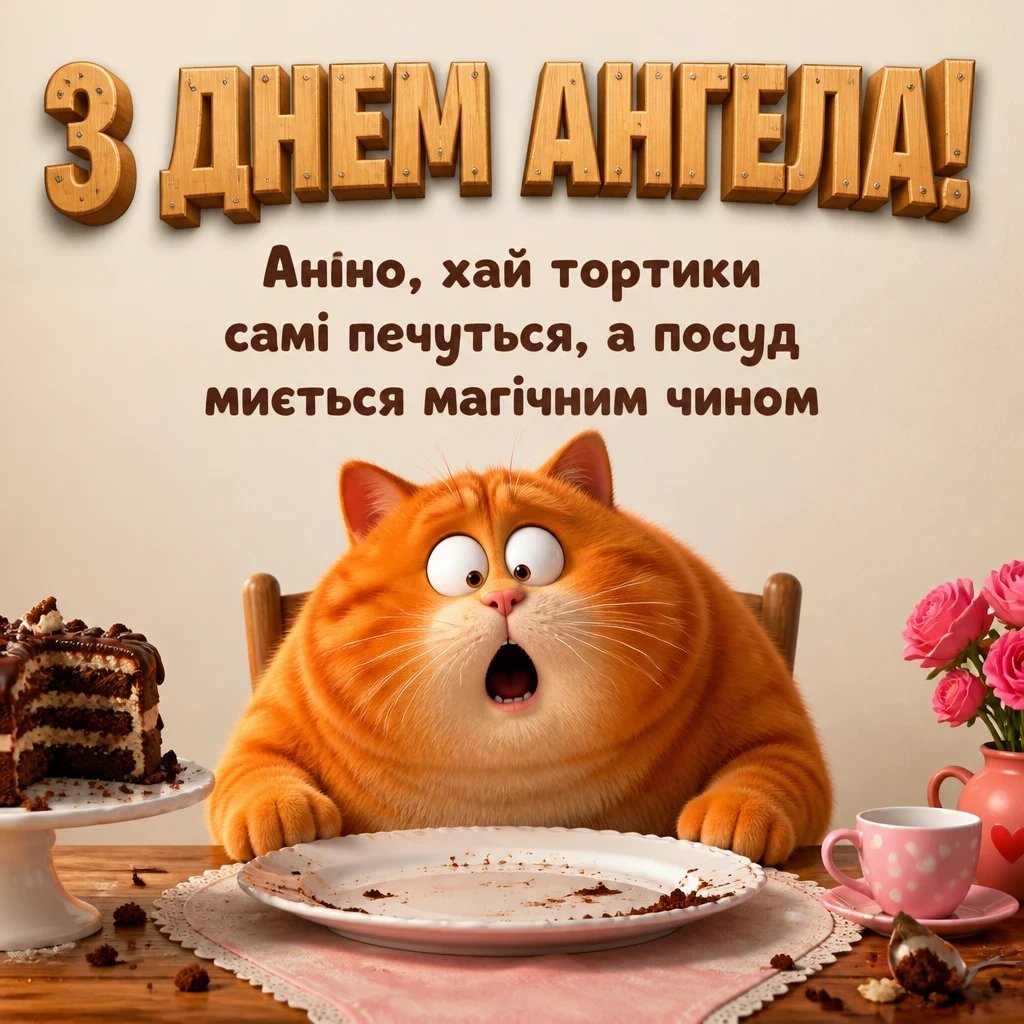з днем ангела анна