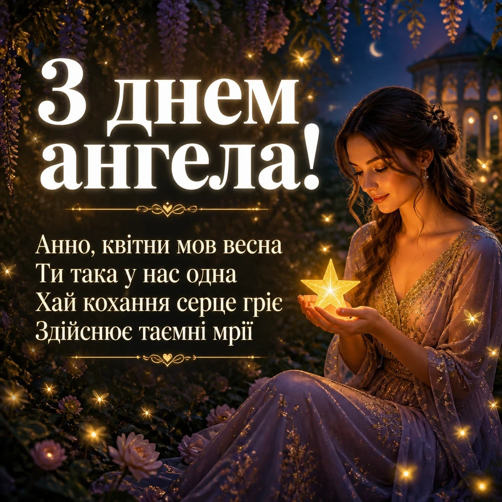 з днем ангела анна