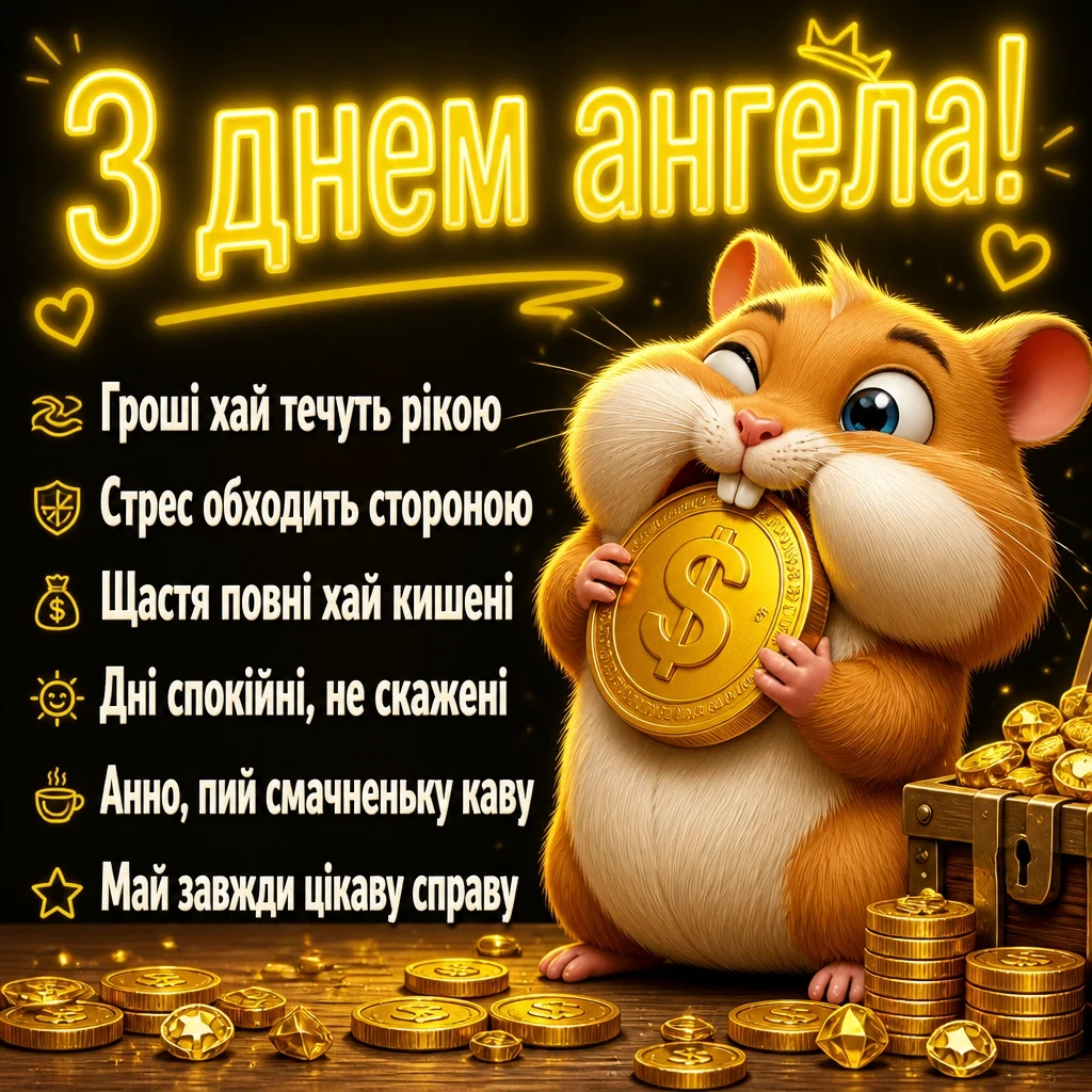 з днем ангела анна