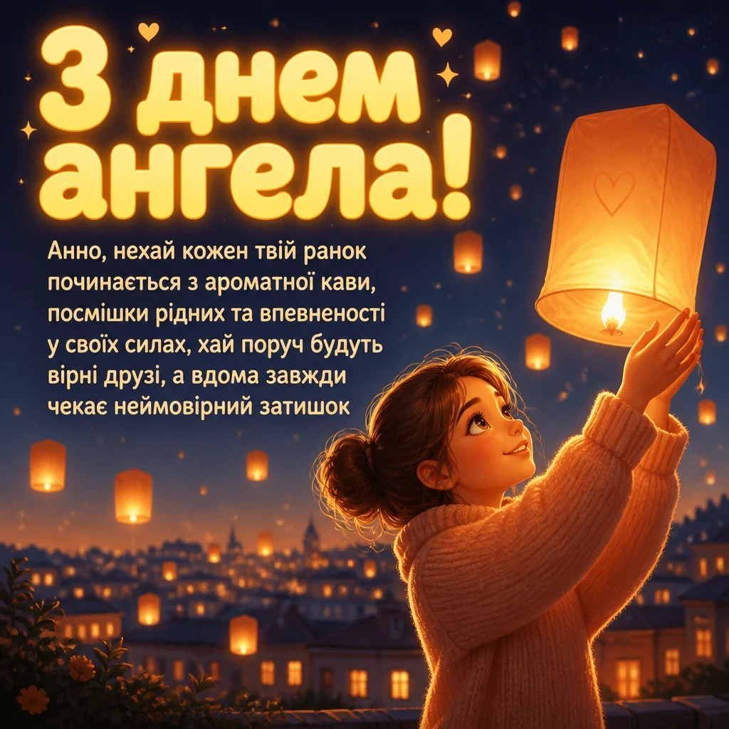 з днем ангела анна