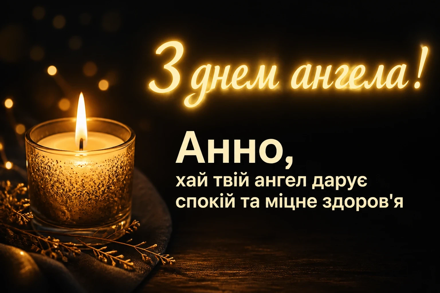 з днем ангела анна