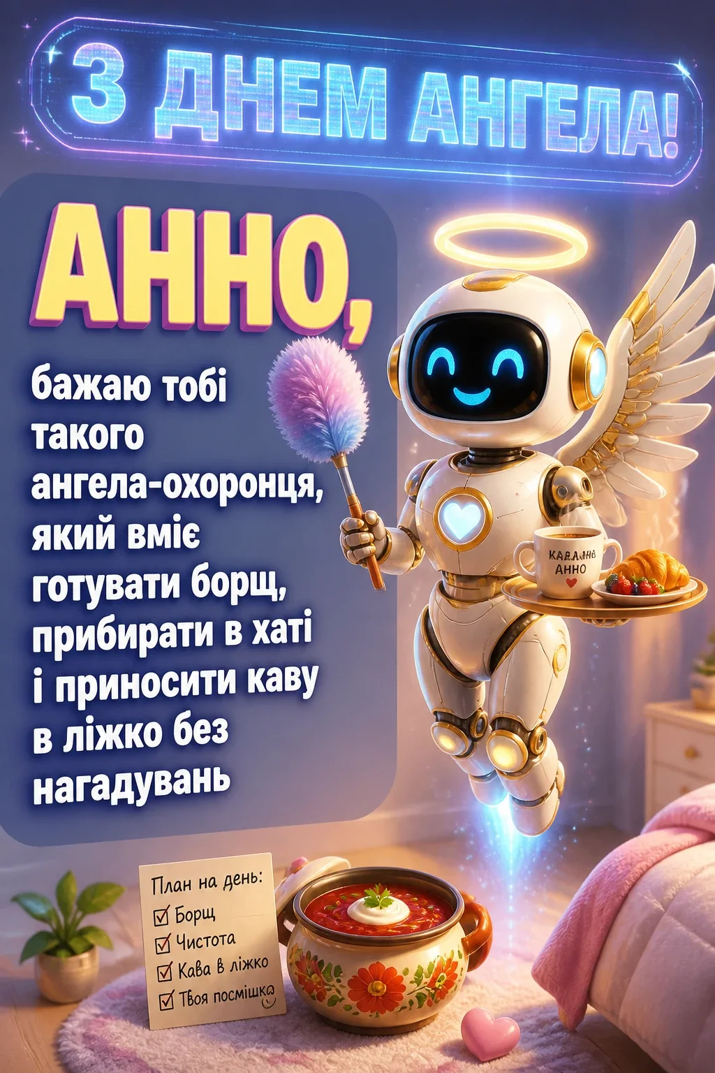 з днем ангела анна