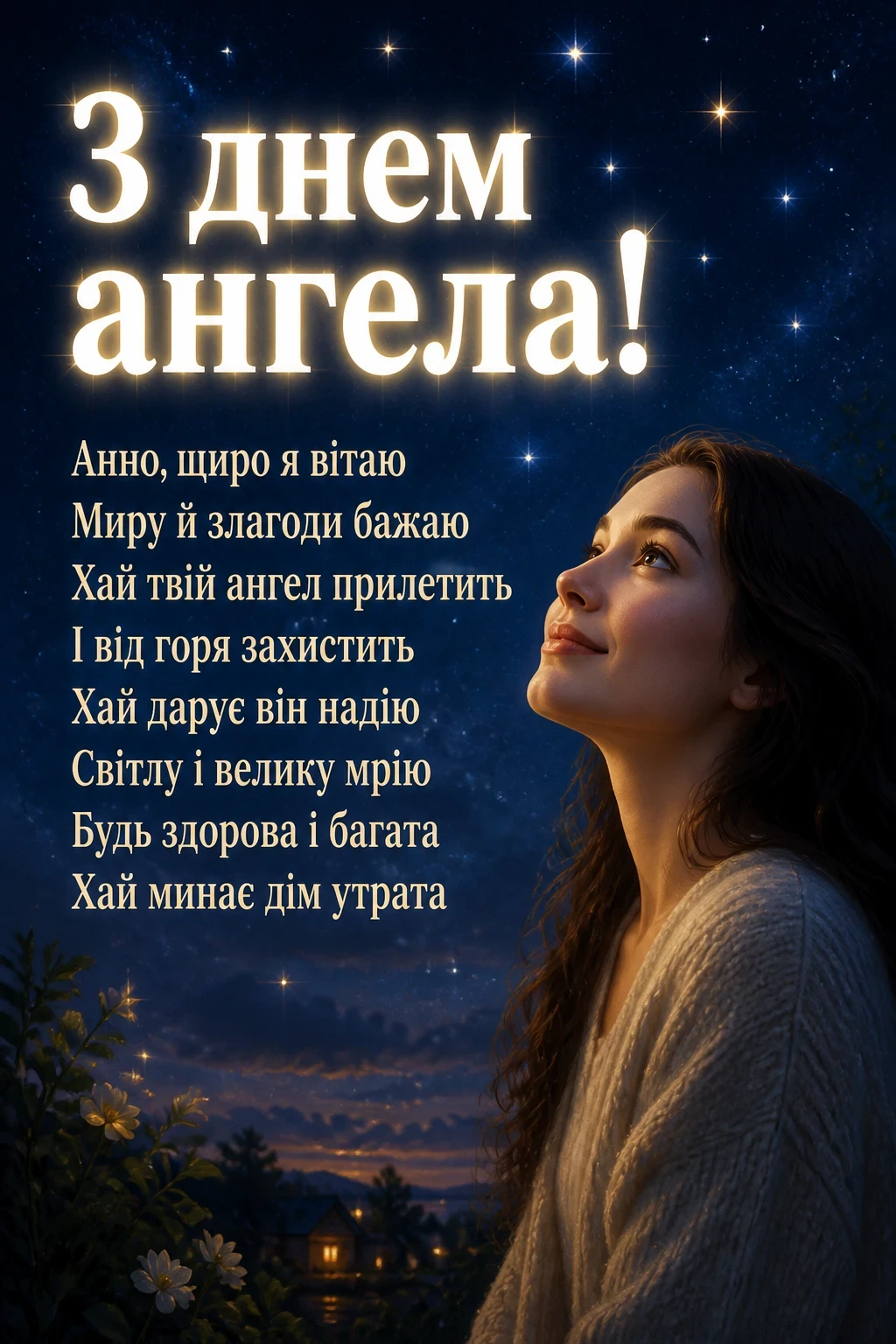 з днем ангела анна