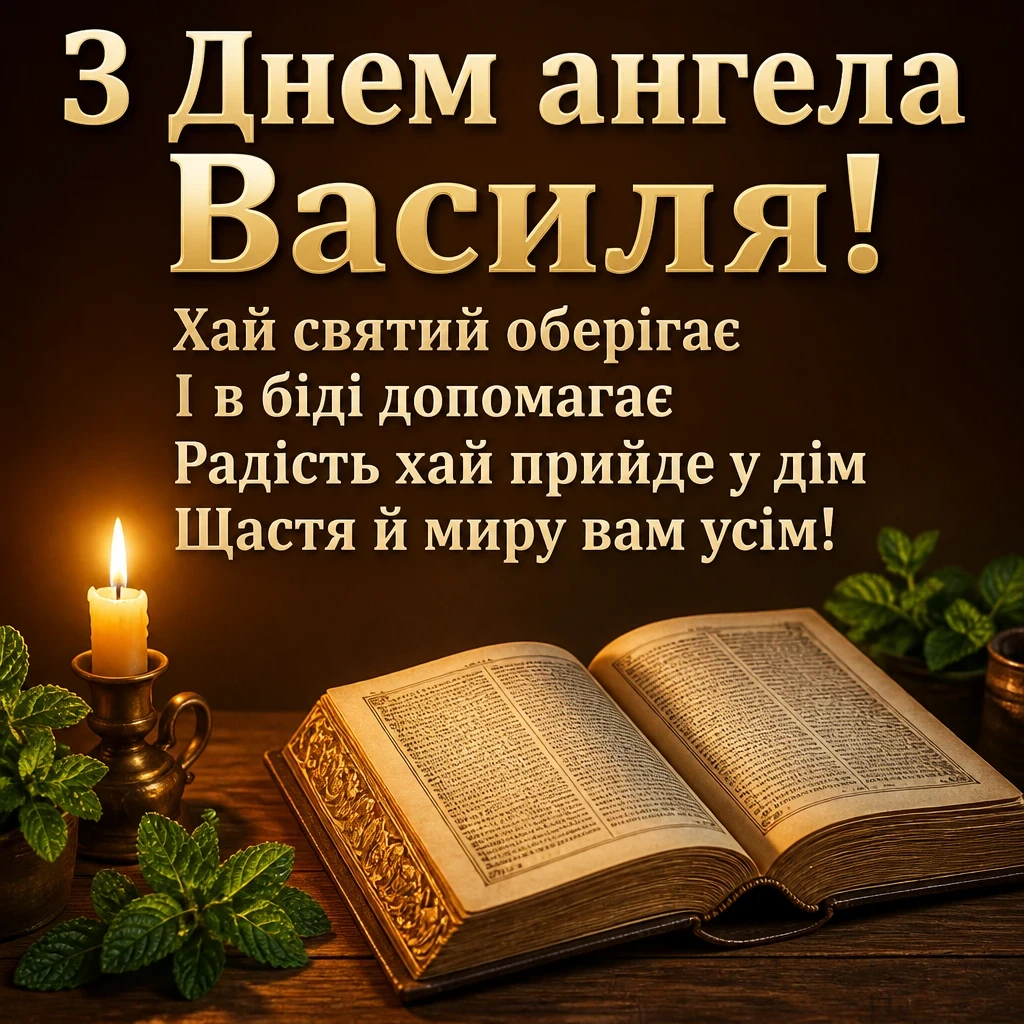 з днем ангела василя