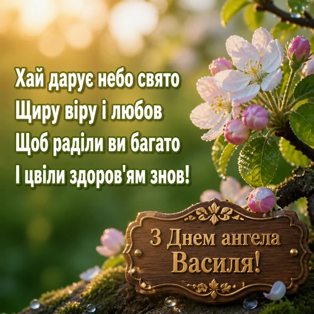 з днем ангела василя