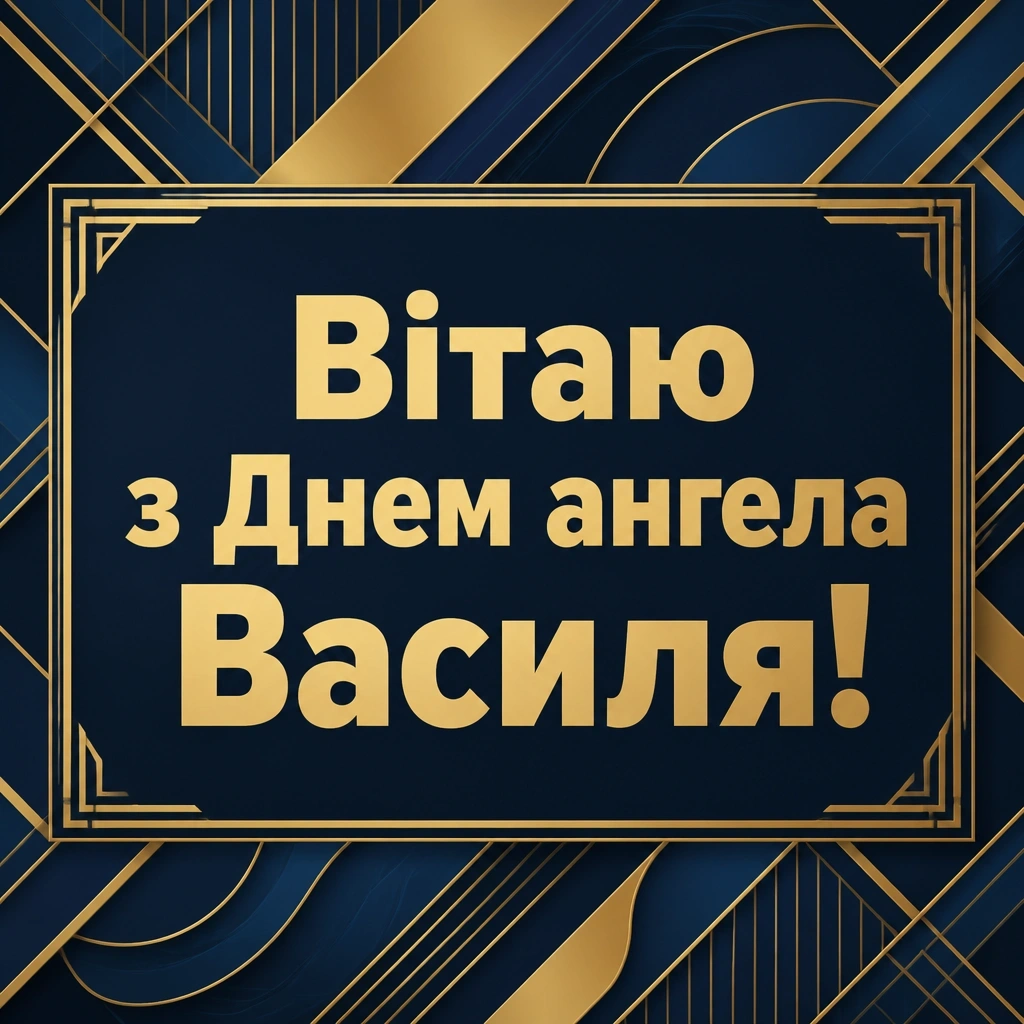 з днем ангела василя