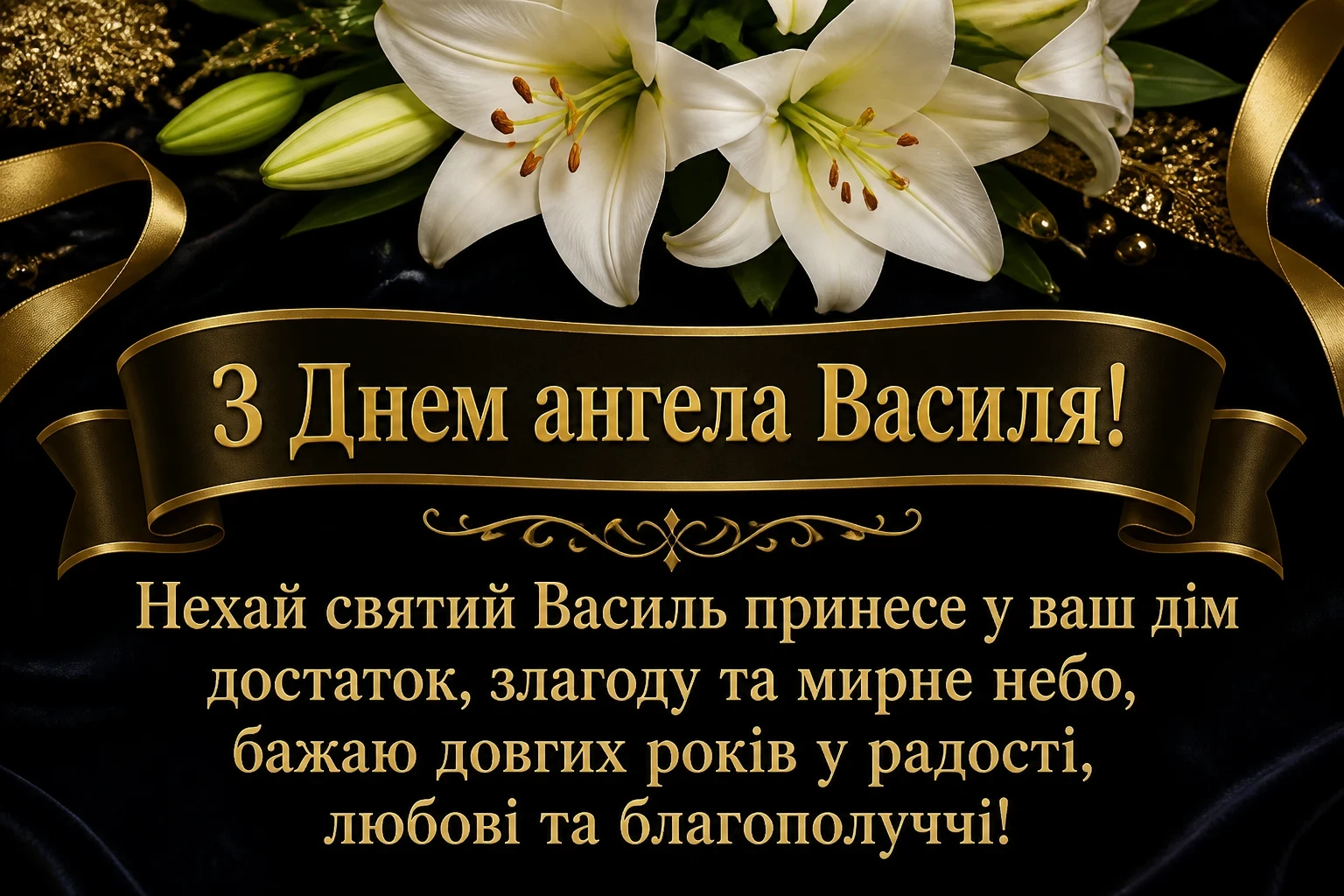 з днем ангела василя