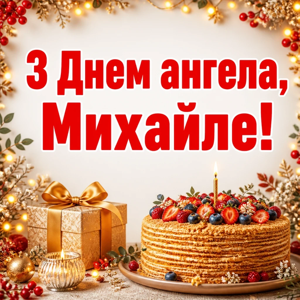 з днем ангела михайла