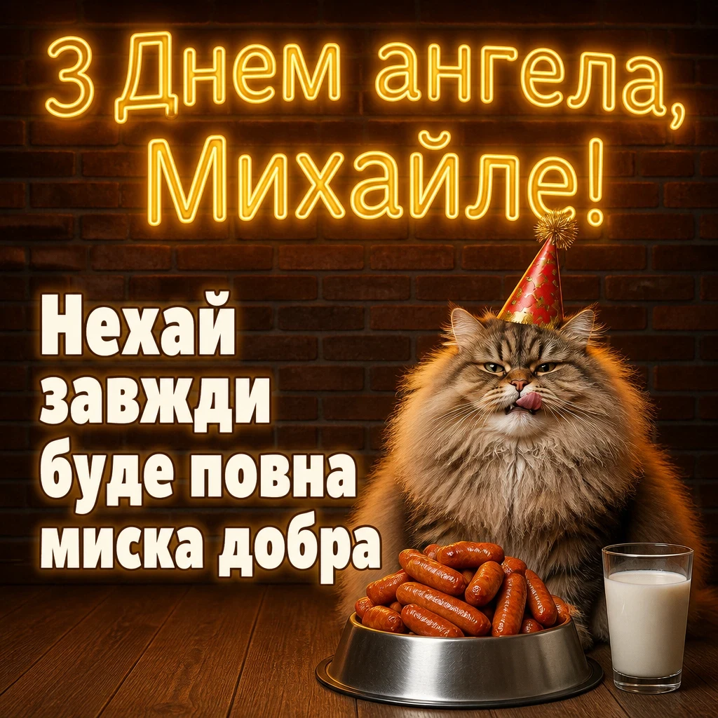 з днем ангела михайла