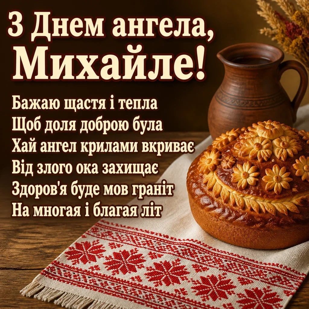 з днем ангела михайла