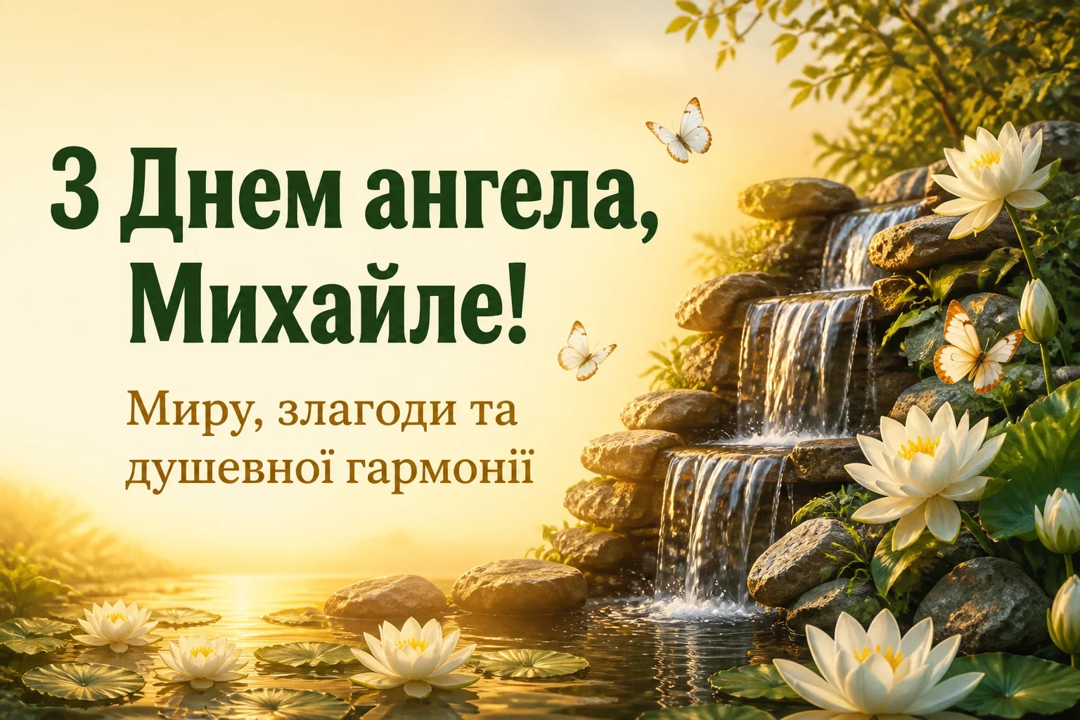 з днем ангела михайла