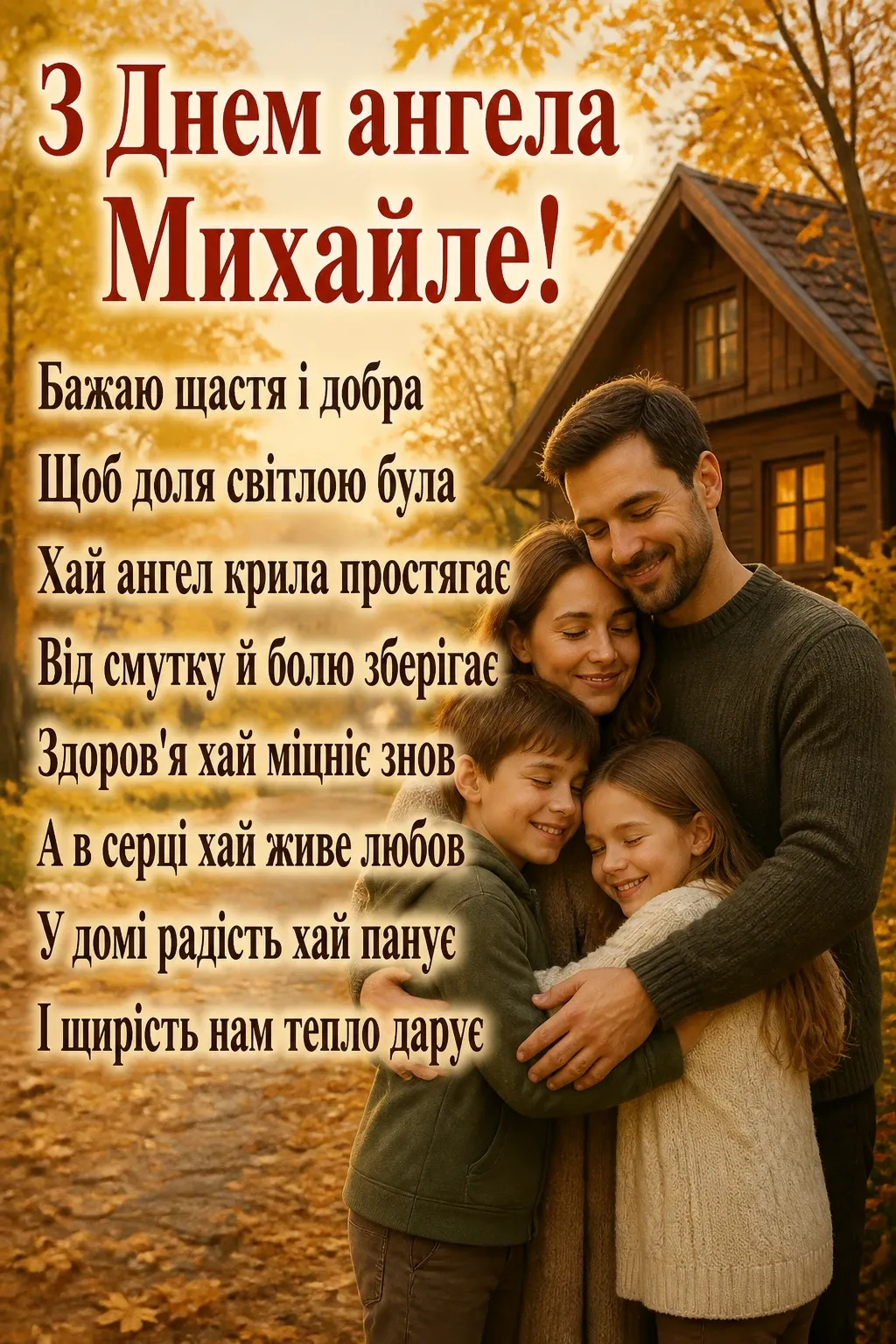 з днем ангела михайла