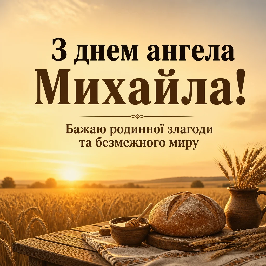 привітання з днем ангела михайла