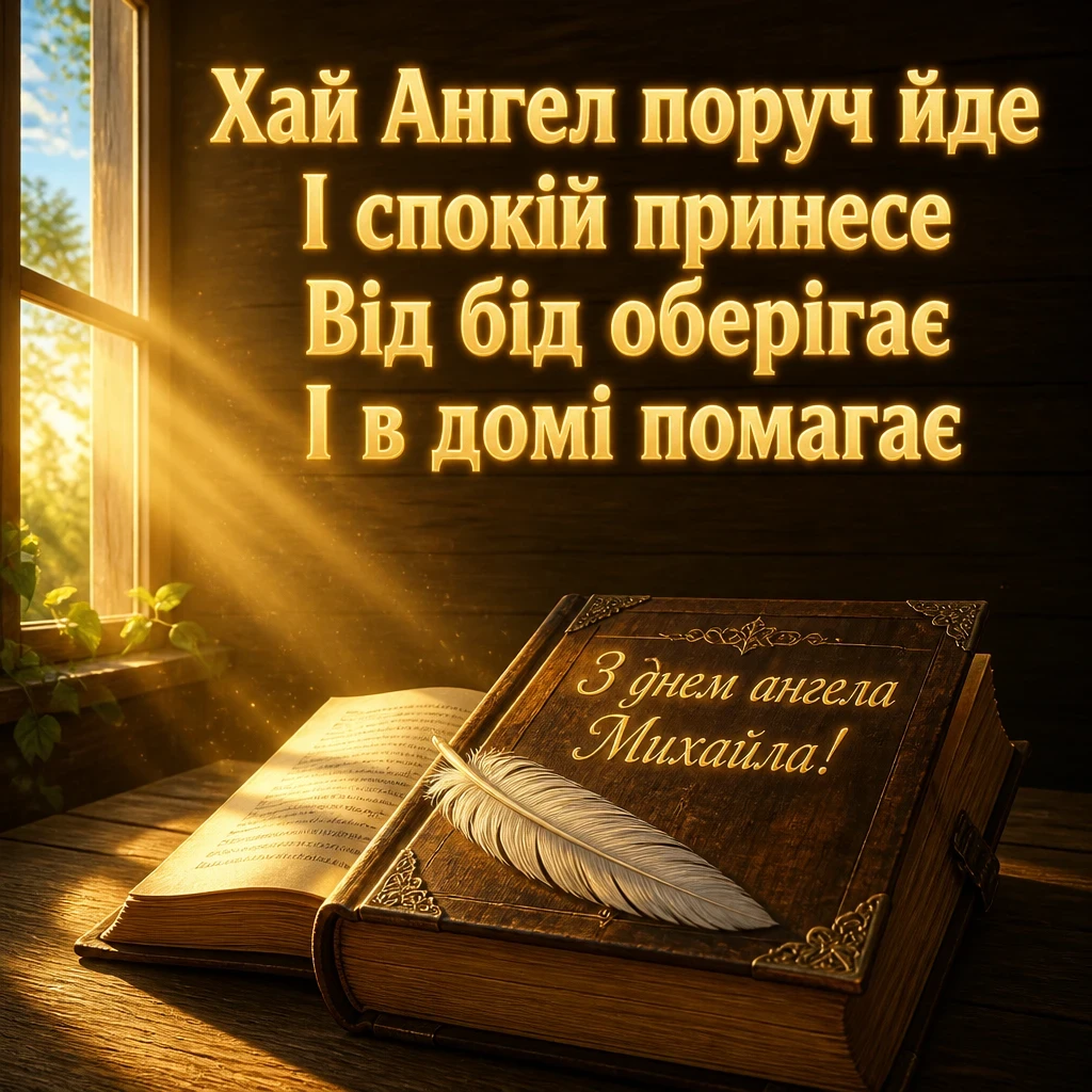 привітання з днем ангела михайла