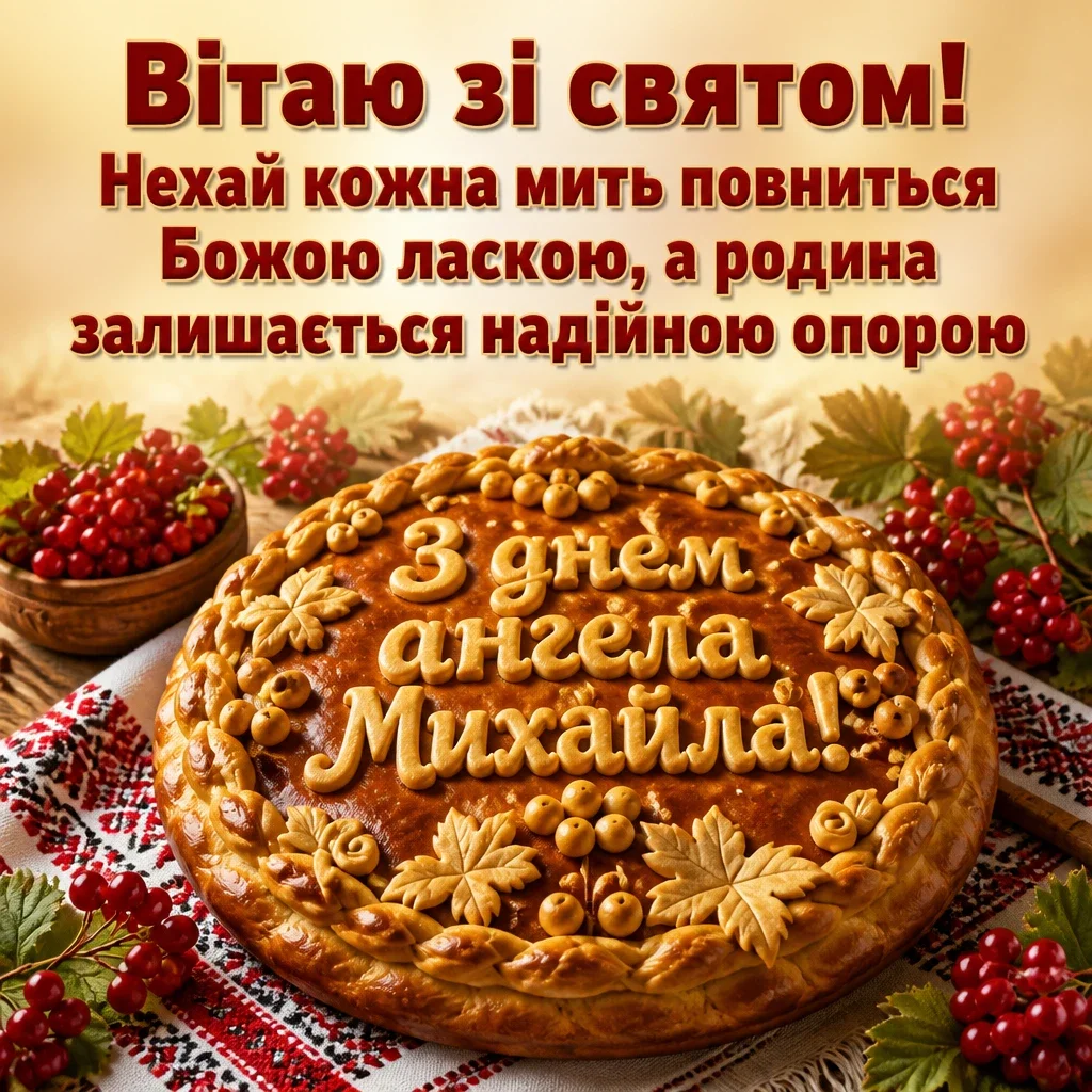 привітання з днем ангела михайла