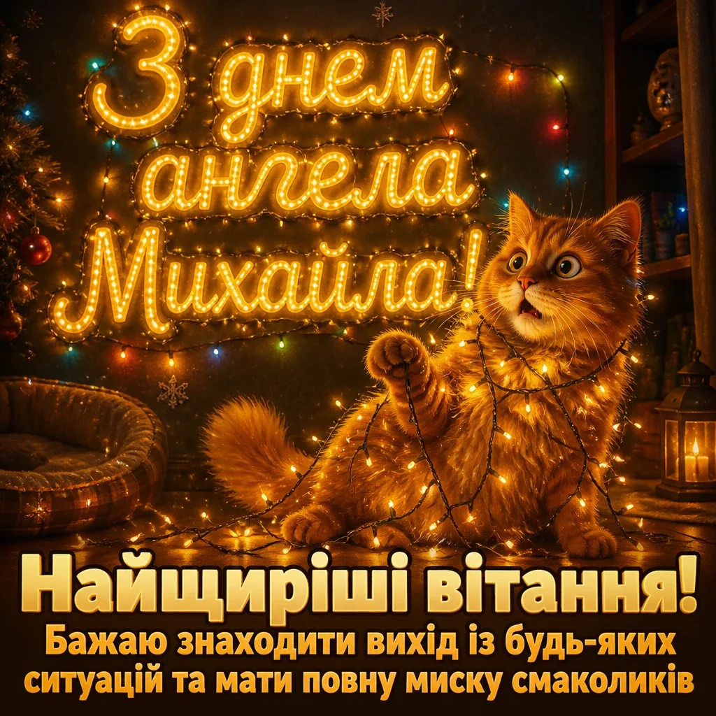 привітання з днем ангела михайла