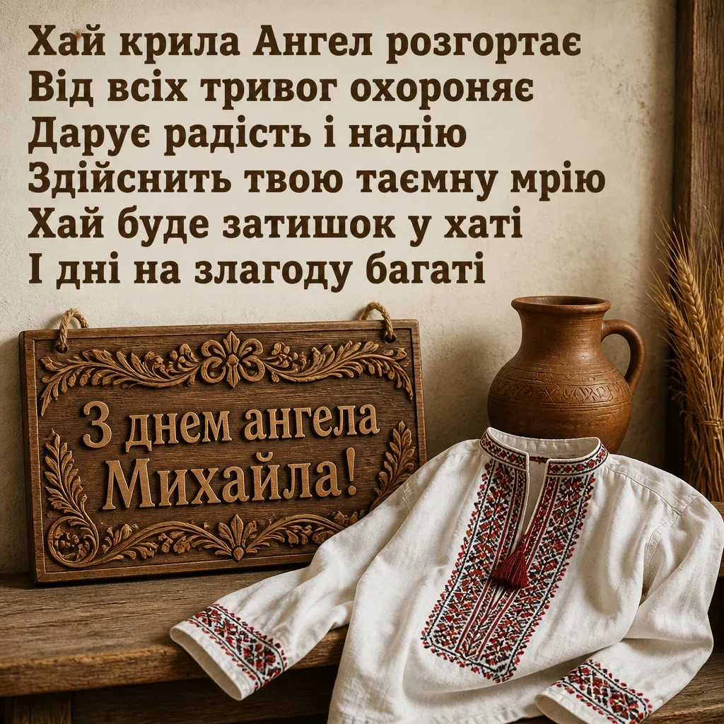 привітання з днем ангела михайла