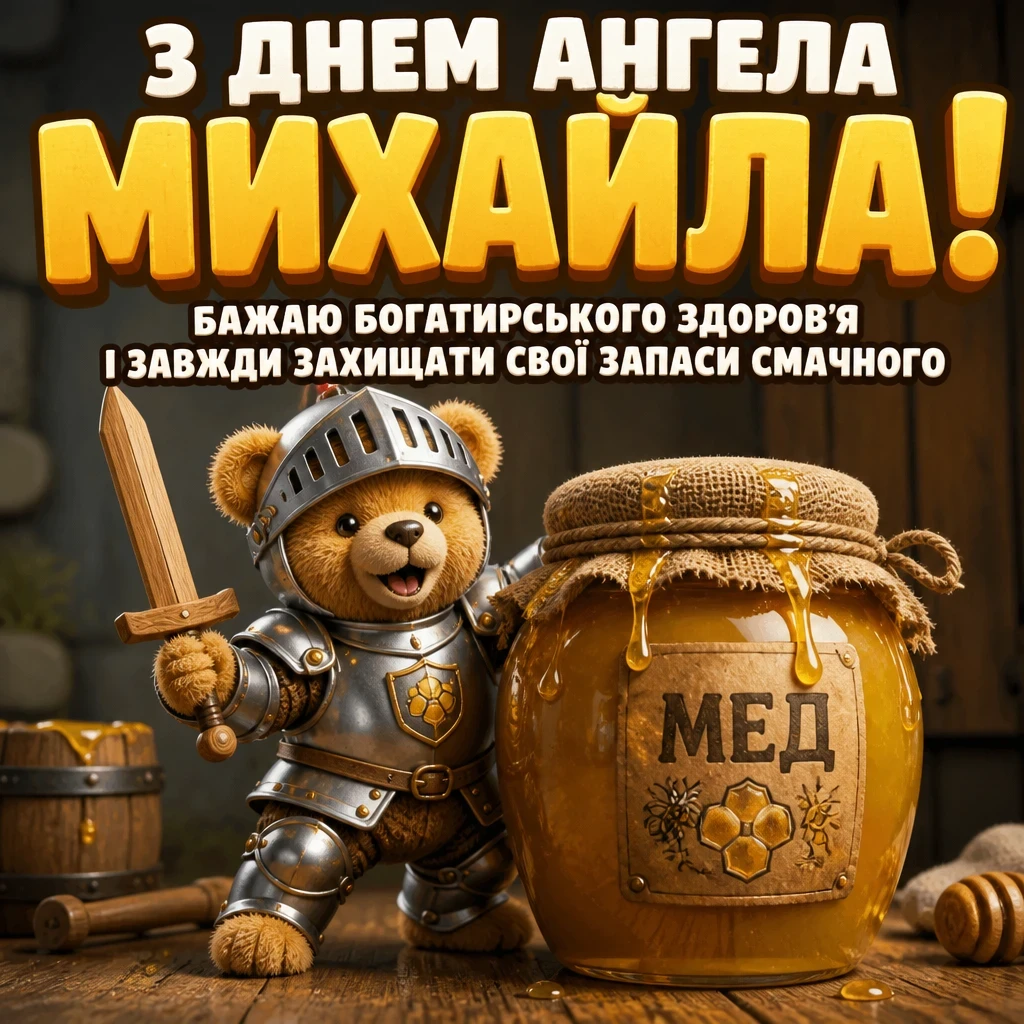 привітання з днем ангела михайла