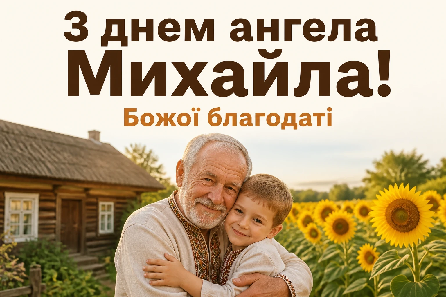 привітання з днем ангела михайла