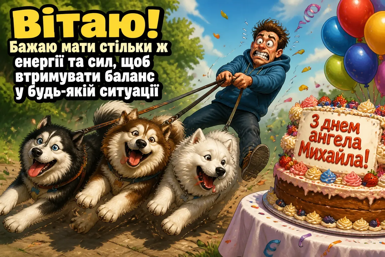 привітання з днем ангела михайла