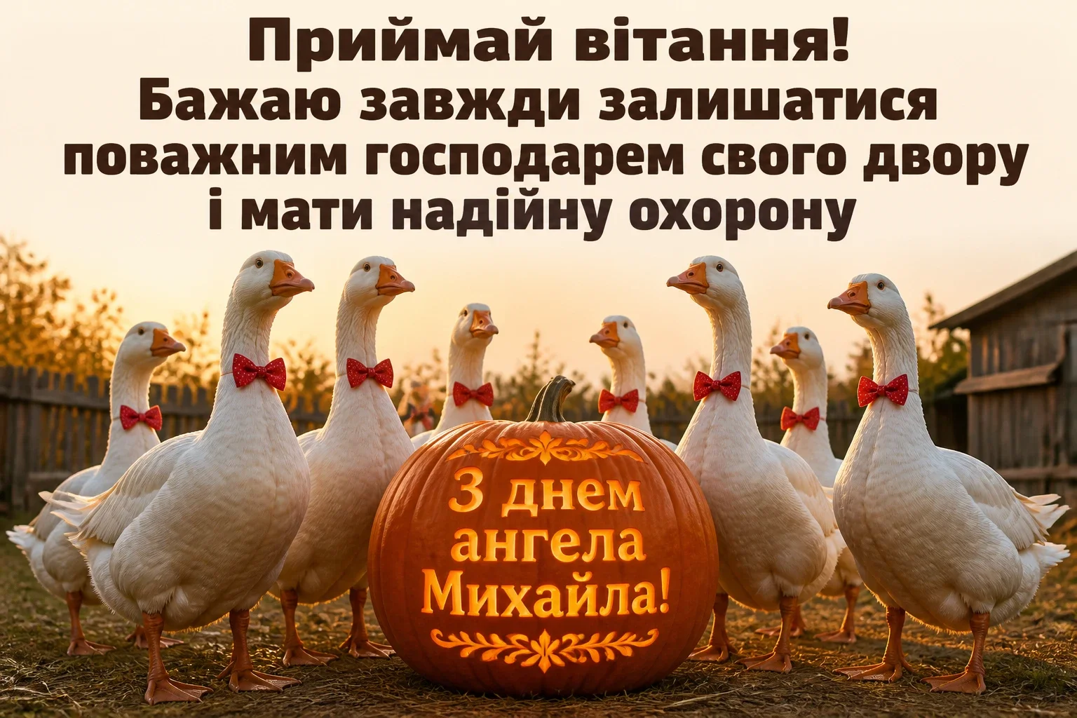 привітання з днем ангела михайла