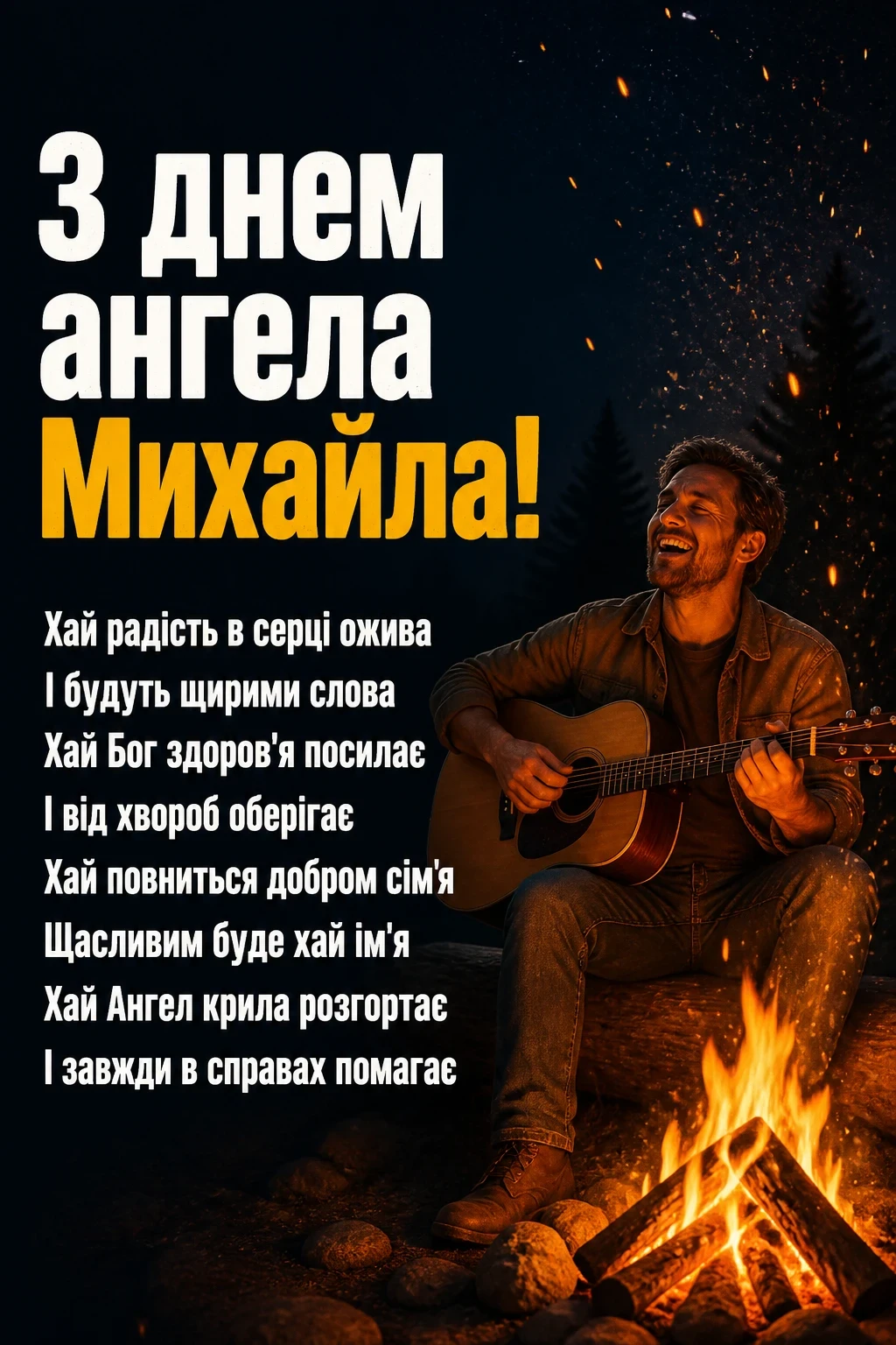 привітання з днем ангела михайла