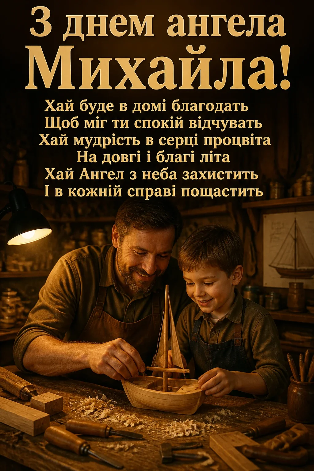 привітання з днем ангела михайла