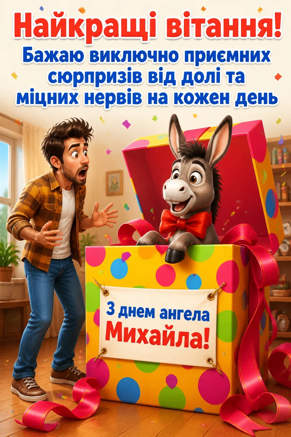 привітання з днем ангела михайла