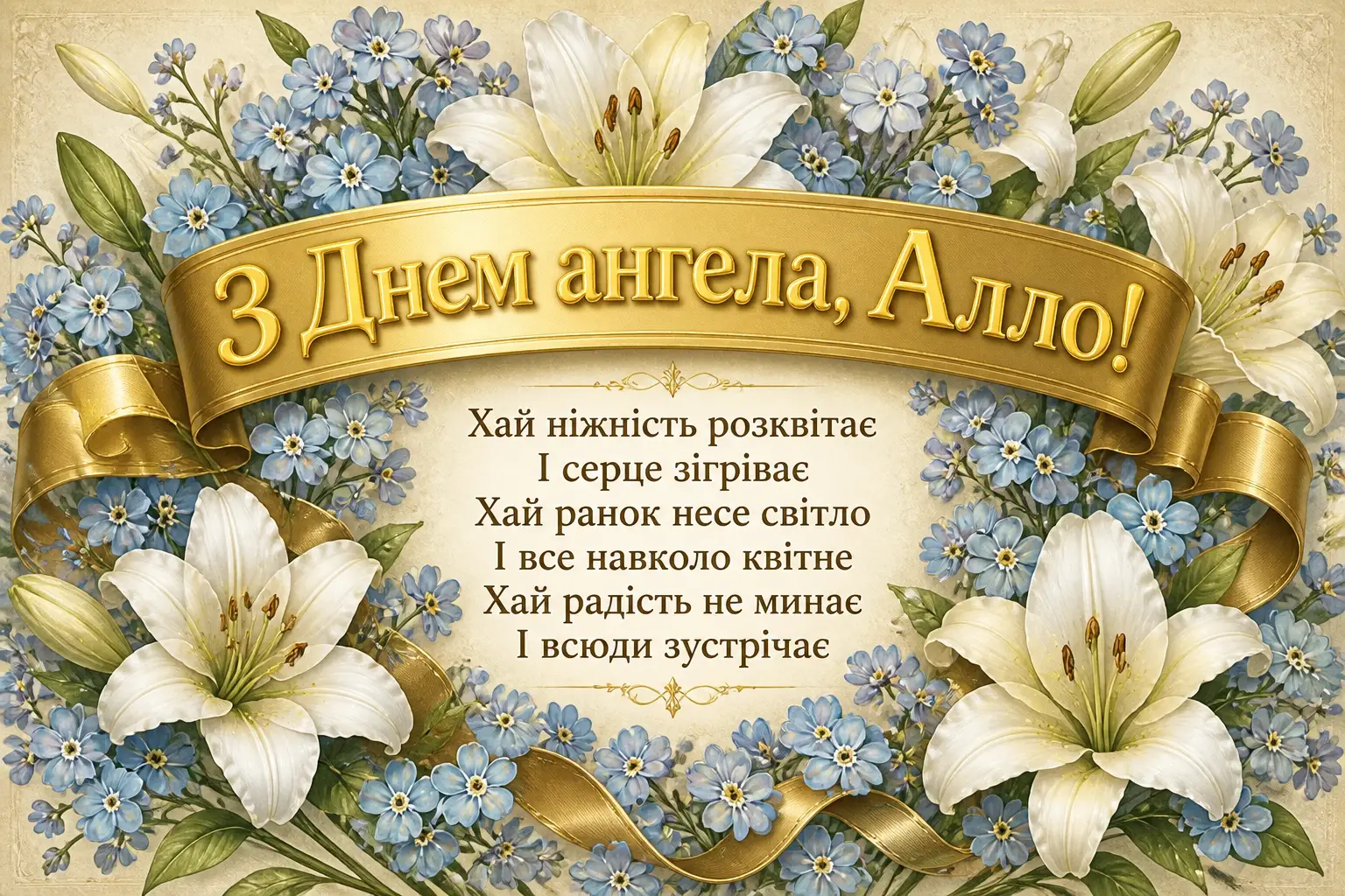 з днем ангела алла з днем ангела алла