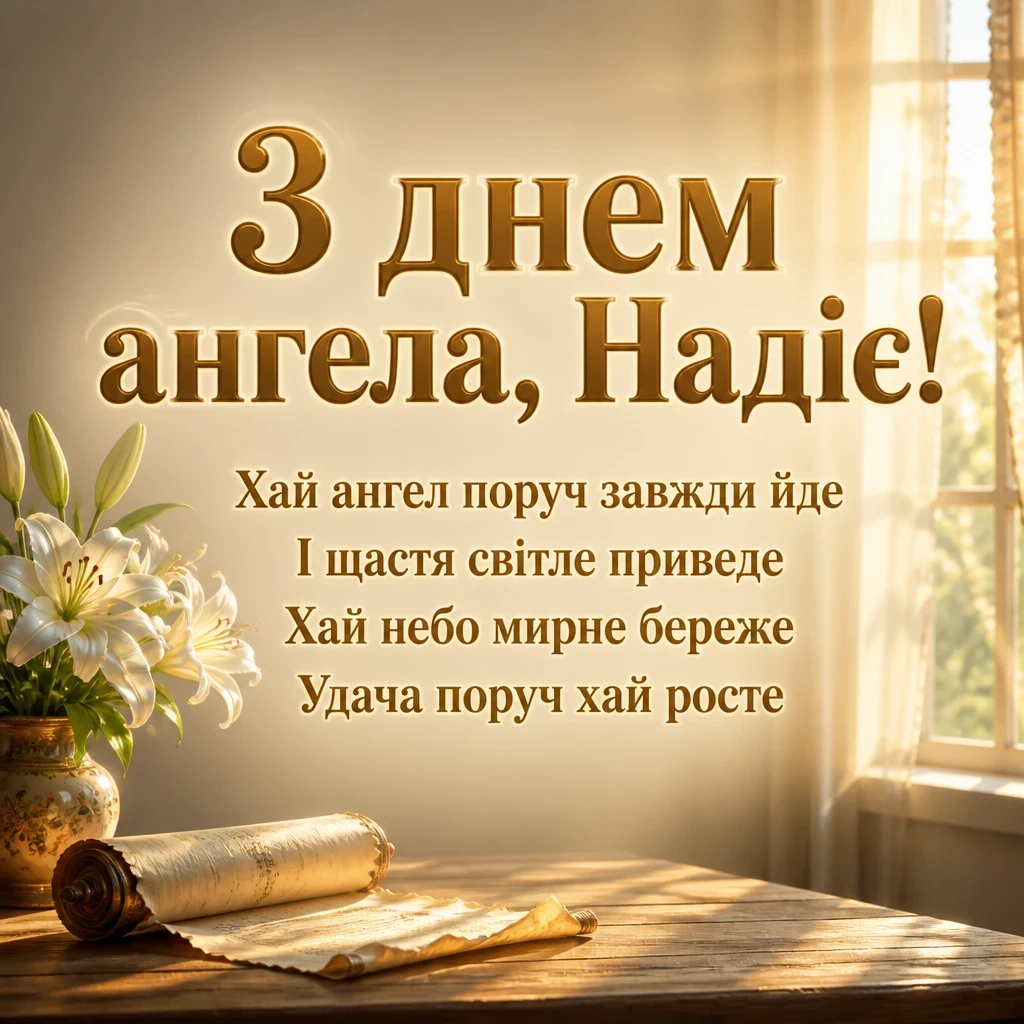 з днем ангела надії з днем ангела надії